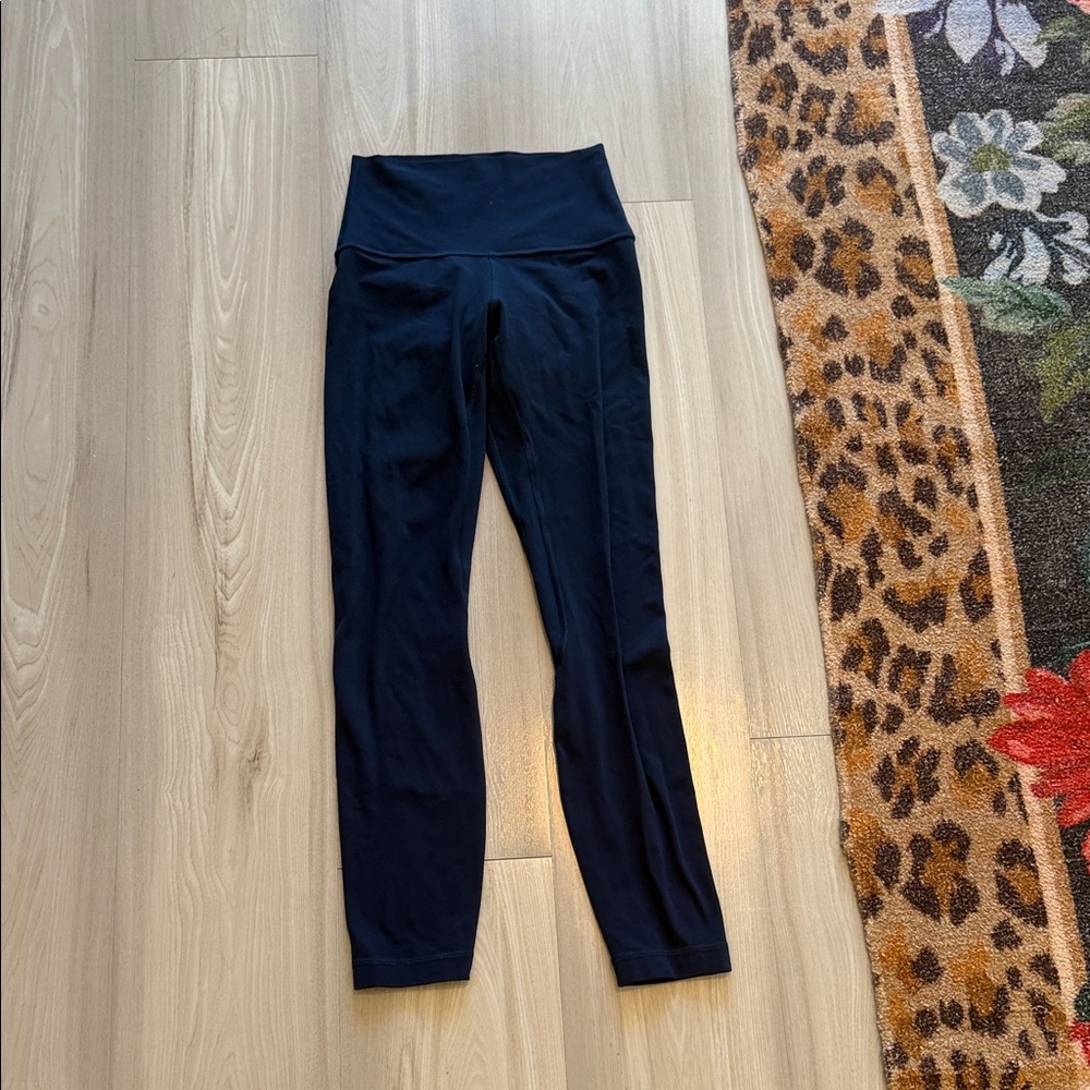 Lululemon Athletica Navy High-Waisted Leggings